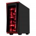 SilverStone RL06BR-GP Redline ATX Black/Red Mid-Tower Case with Tempered Glass